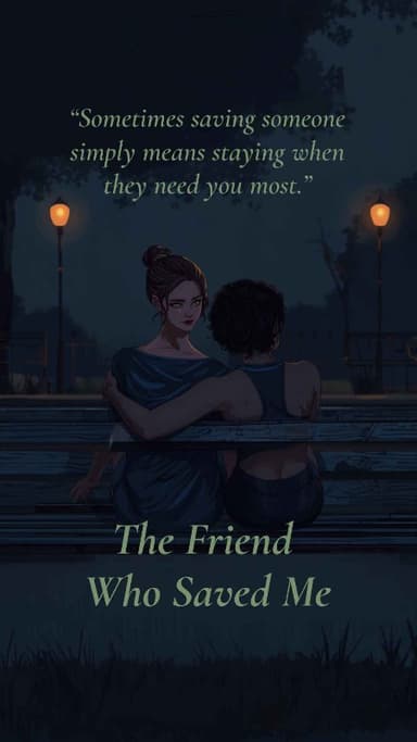 The Friend Who Saved Me - drama and life short story cover