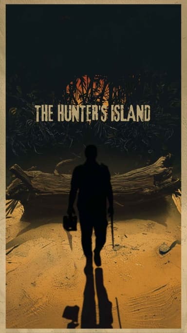 The Hunter's Island - action adventure story cover