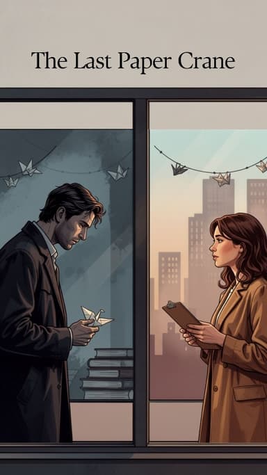 The Last Paper Crane - romance story cover