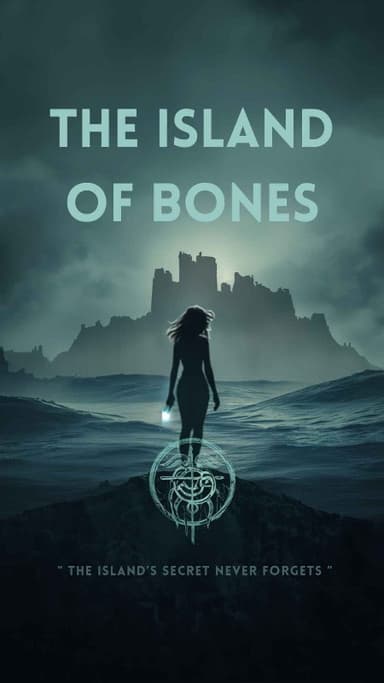 The Island of Bones - action adventure story cover