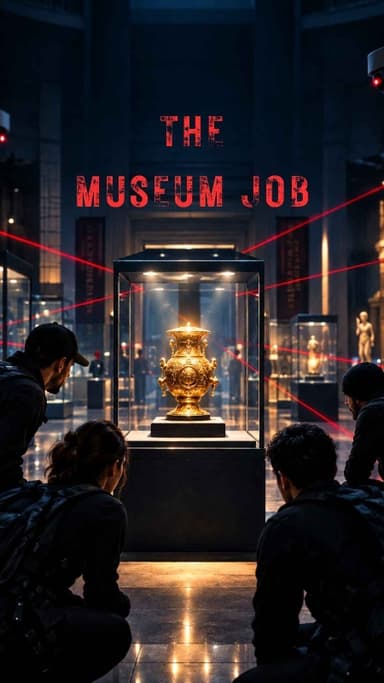 The Museum Job - action adventure story cover