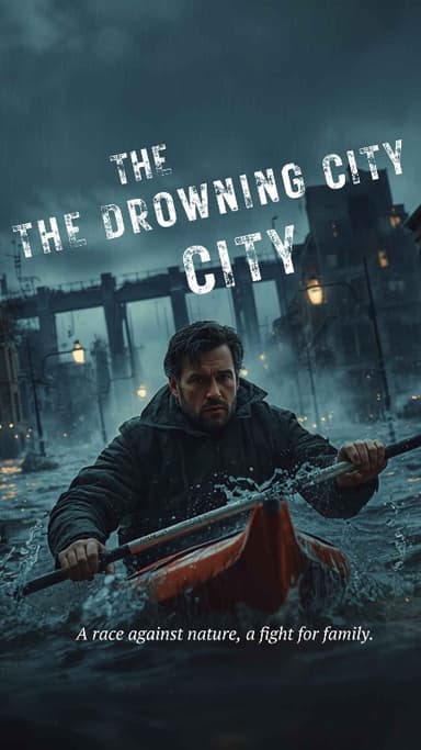 The Drowning City - action adventure story cover