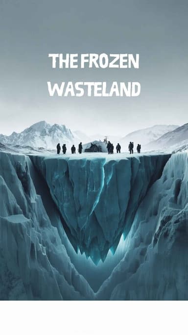 The Frozen Wasteland - action adventure story cover