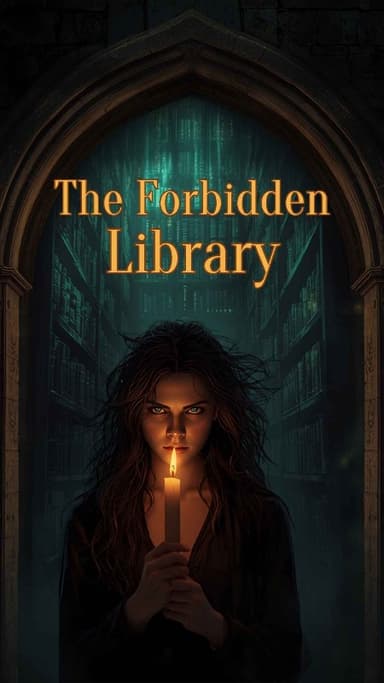 The Forbidden Library - free fantasy story cover